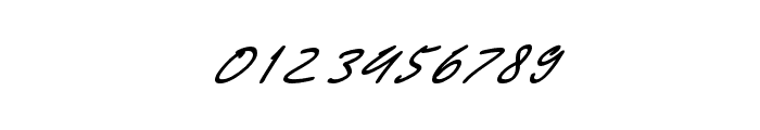 AlineSignature-Tilted Font OTHER CHARS