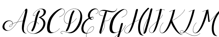 Alisabeth Italic Font UPPERCASE