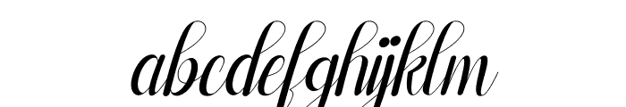 Alisabeth Italic Font LOWERCASE