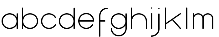 Alisca-Light Font LOWERCASE