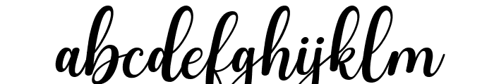Alisha Arthur Italic Font LOWERCASE