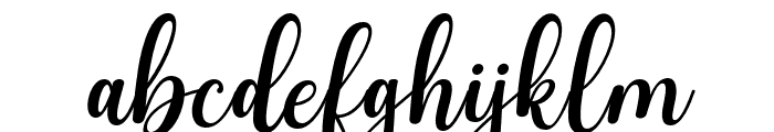 AlishaArthur-Italic Font LOWERCASE