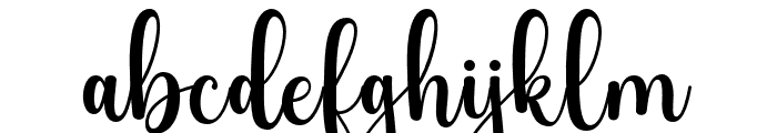 AlishaArthur Font LOWERCASE