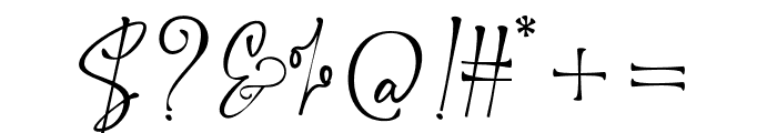 AlishaScript Font OTHER CHARS