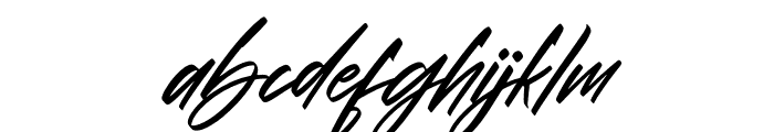 Alishakey Italic Font LOWERCASE