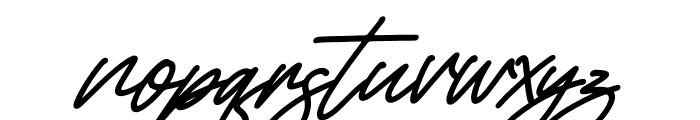 Alishanty Italic Font LOWERCASE