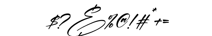 Alishanty Signature Italic Font OTHER CHARS