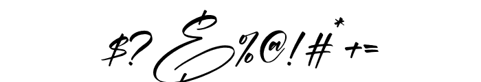 Alishanty Signature Font OTHER CHARS