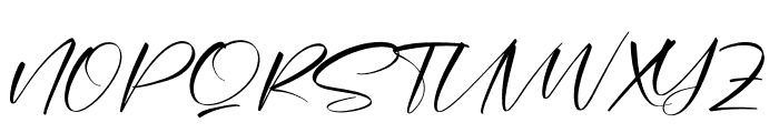 Alishanty Signature Font UPPERCASE