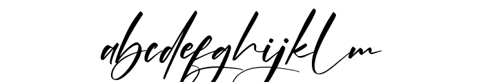 Alishanty Signature Font LOWERCASE