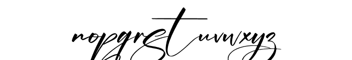 Alishanty Signature Font LOWERCASE