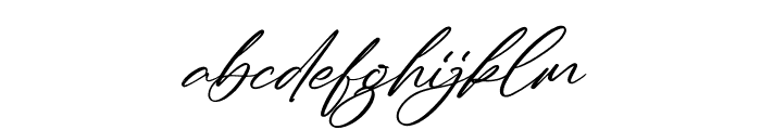 Alishia Erittha Italic Font LOWERCASE