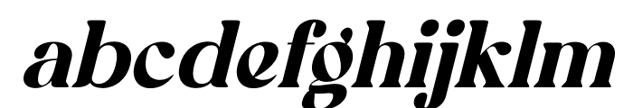 Alishia Mekayla Italic Font LOWERCASE