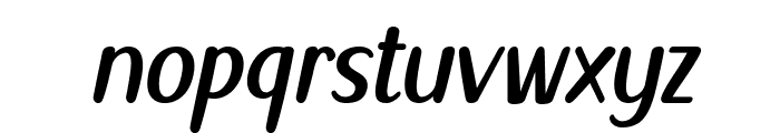 Aliska Italic Font LOWERCASE