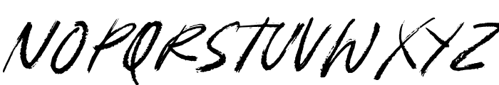 AlisonPhillips-Regular Font UPPERCASE