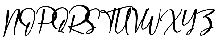 Alissa-Italic Font UPPERCASE