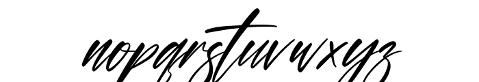 Alisteria Italic Font LOWERCASE