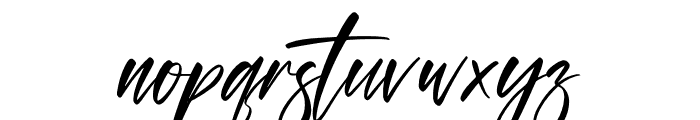 Alisteria Font LOWERCASE