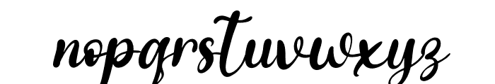 Alitha Christmas Italic Italic Font LOWERCASE