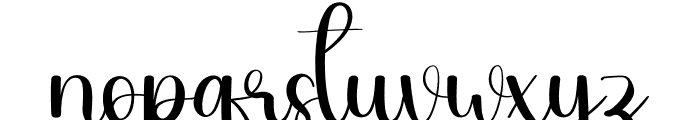Aliveness Font LOWERCASE