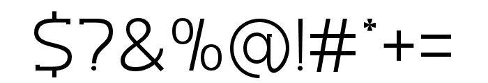 Alixa Regular Font OTHER CHARS