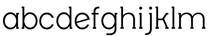 Alixa Regular Font LOWERCASE