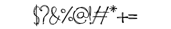 Aliyo-Regular Font OTHER CHARS