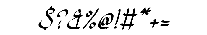 Aljadien-Italic Font OTHER CHARS