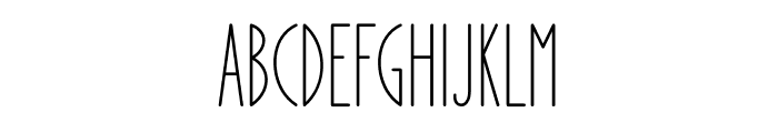 Alkatiri Font UPPERCASE