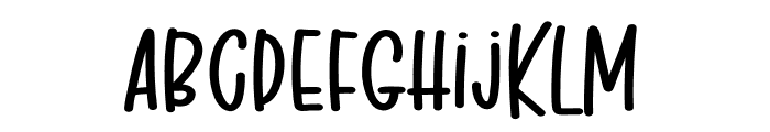 All American Girl Sans Serif Font UPPERCASE