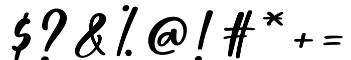 All American Girl Script Font OTHER CHARS