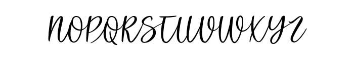 All Caps Script Regular Font LOWERCASE