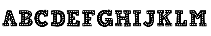 All Star Font UPPERCASE