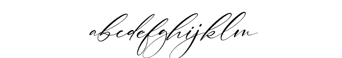 Allaberty Novelya Italic Font LOWERCASE