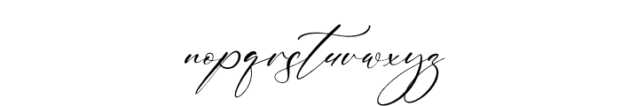 Allaberty Novelya Italic Font LOWERCASE
