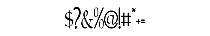 Allcania Font OTHER CHARS