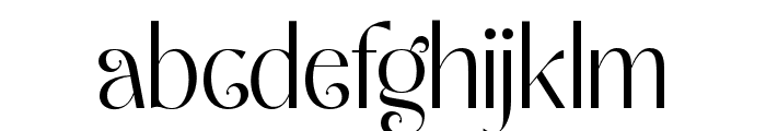 Allceira-Regular Font LOWERCASE