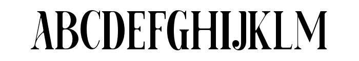 Allegante Regular Font UPPERCASE