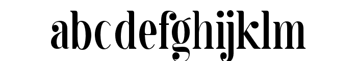 Allegante Regular Font LOWERCASE