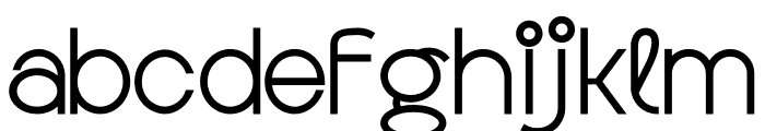 Allegany Bold Font LOWERCASE