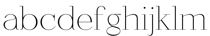Allegory-Regular Font LOWERCASE