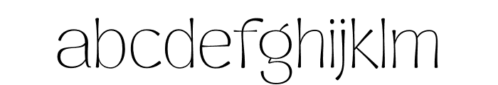 Allegro Pen Font LOWERCASE