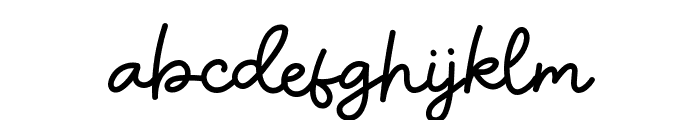 Allegro Regular Font LOWERCASE