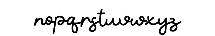 Allegro Regular Font LOWERCASE