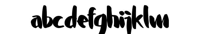 Allegroost Font LOWERCASE