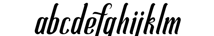 Allema Font LOWERCASE