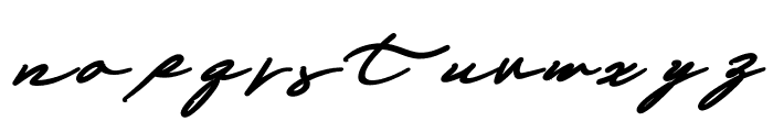 Allexandia Bold Italic Font LOWERCASE
