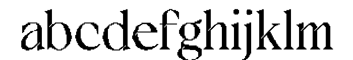 AllianceData-Regular Font LOWERCASE