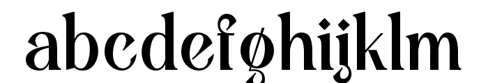 Allin-Regular Font LOWERCASE