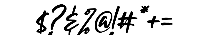 Allinda Light Italic Font OTHER CHARS